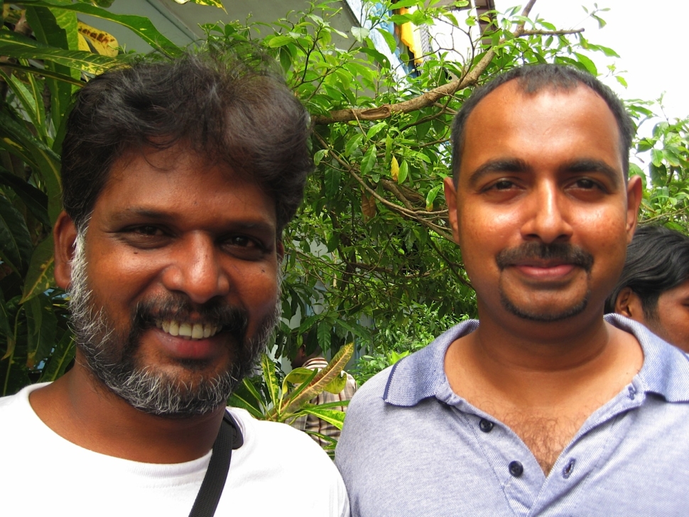 Foto van Srilankaanse filmpartners.