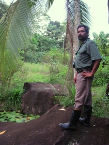 Foto van ecoloog Ajantha Palihawadana.