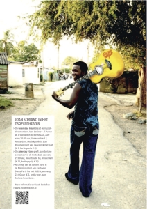 Afbeelding van het artikel 'Muziek voor de ziel' in TROPEN magazine (voorjaar 2012)