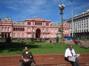 Foto van Casa Rosada in de Argentijnse hoofdstad Buenos Aires.